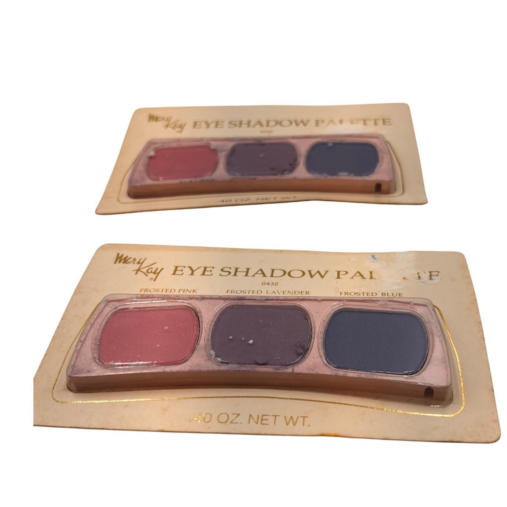 Vintage NWT Mary Kay Eye Shadow Palette Frosted Pink Frosted Makeup 0432